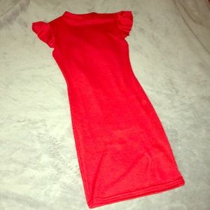 Sexy red bodycon dress (mini)